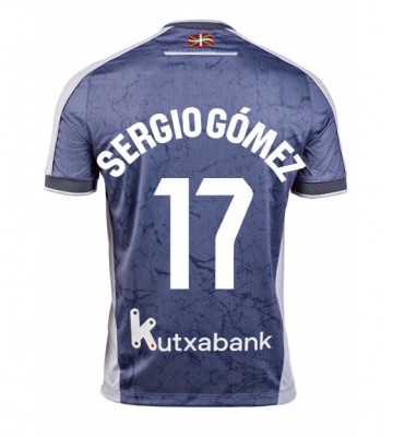 Real Sociedad Sergio Gomez #17 Udebanetrøje 2025-26 Kortærmet